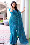 Chaitanya Vol 3 By Kashvi Georgette Bandhani Bandhej Sarees 